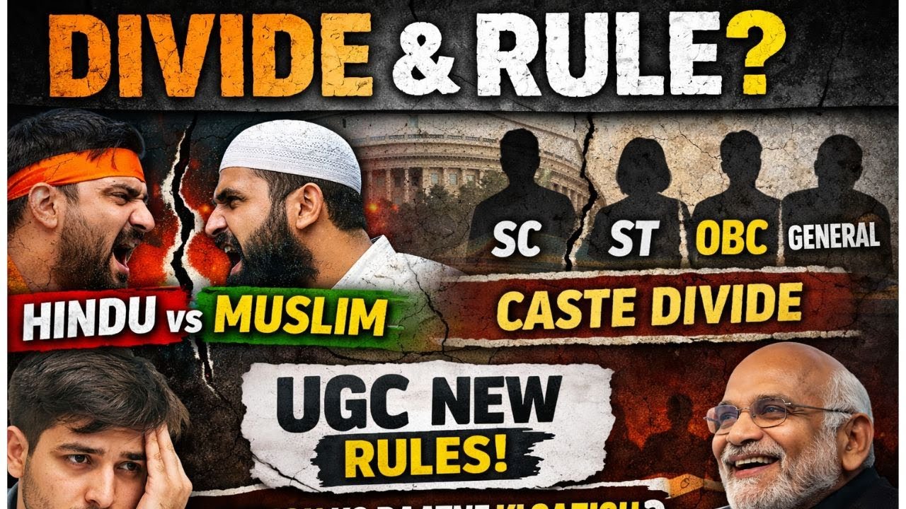 UGC Act 2026: The New Divide-and-Rule Game in India | Who Benefits When We Fight 🤔