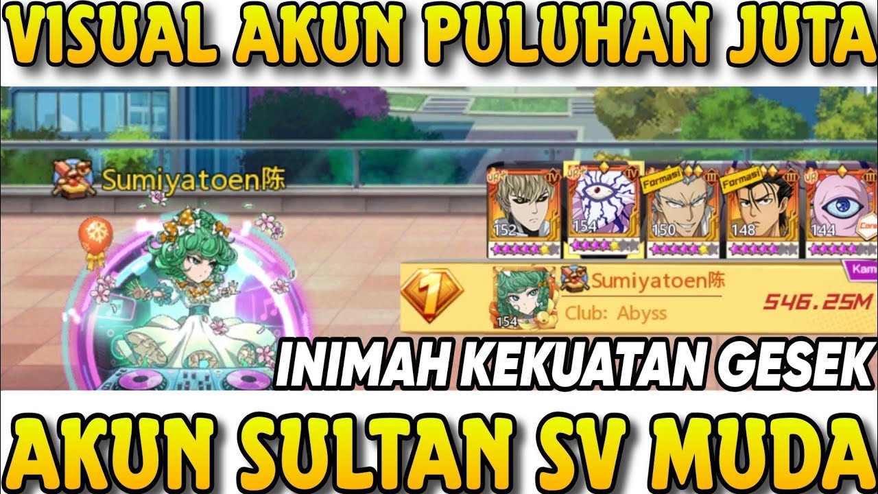 REVIEW AKUN SULTAN KEKUATAN GESEK🔥BANYAK RAHASIA AKUNYA. PANTES MENGERIKAN - ONE PUNCH MAN