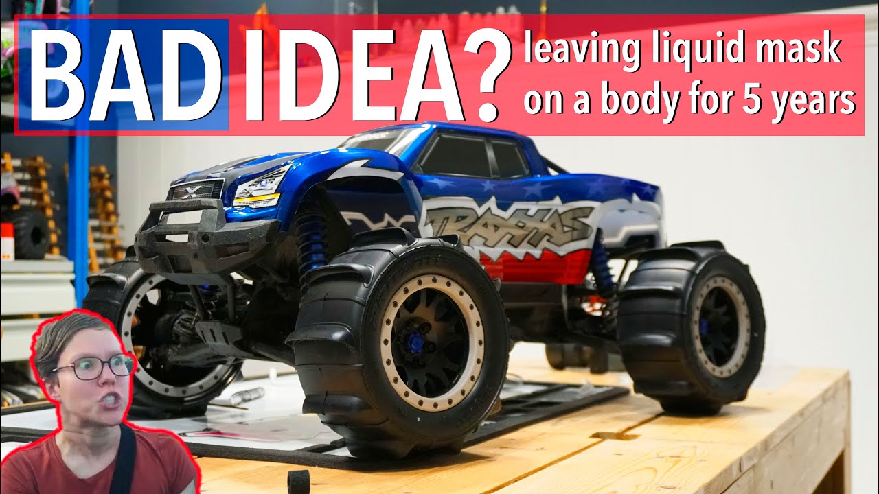 MASKED FOR YEARS - Ruined or usable? Traxxas X-Maxx PAINT