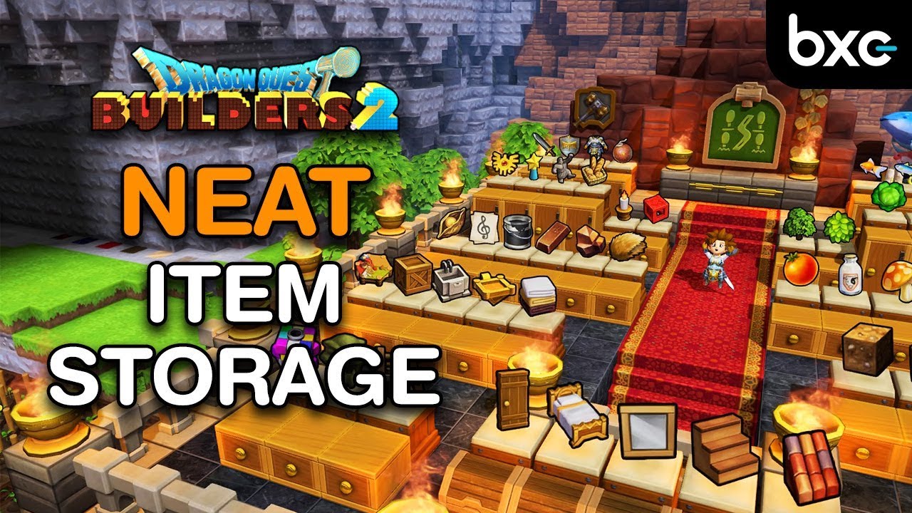 Some NEAT & TIDY Item Storage Solution | Dragon Quest Builders 2