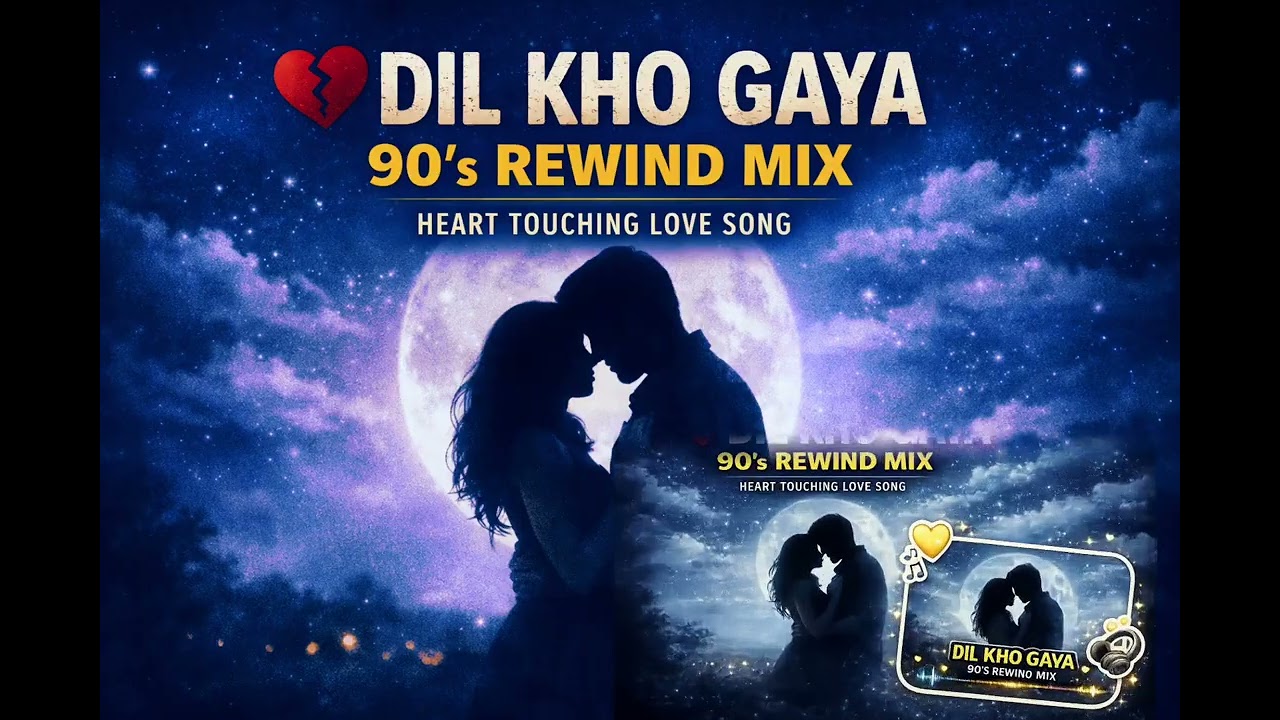 Dil Kho Gaya 💔 | 90’s Rewind Romantic Song | DJ Sonu Shah