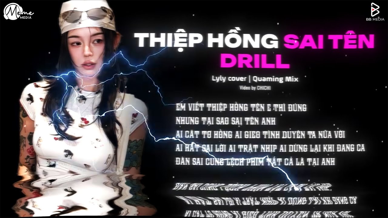 Thiệp Hồng Sai Tên (Drill Mix) - Vocal Nữ Hot TikTok | Em Viết Thiệp Hồng Tên Em Thì Đúng Drill Mix