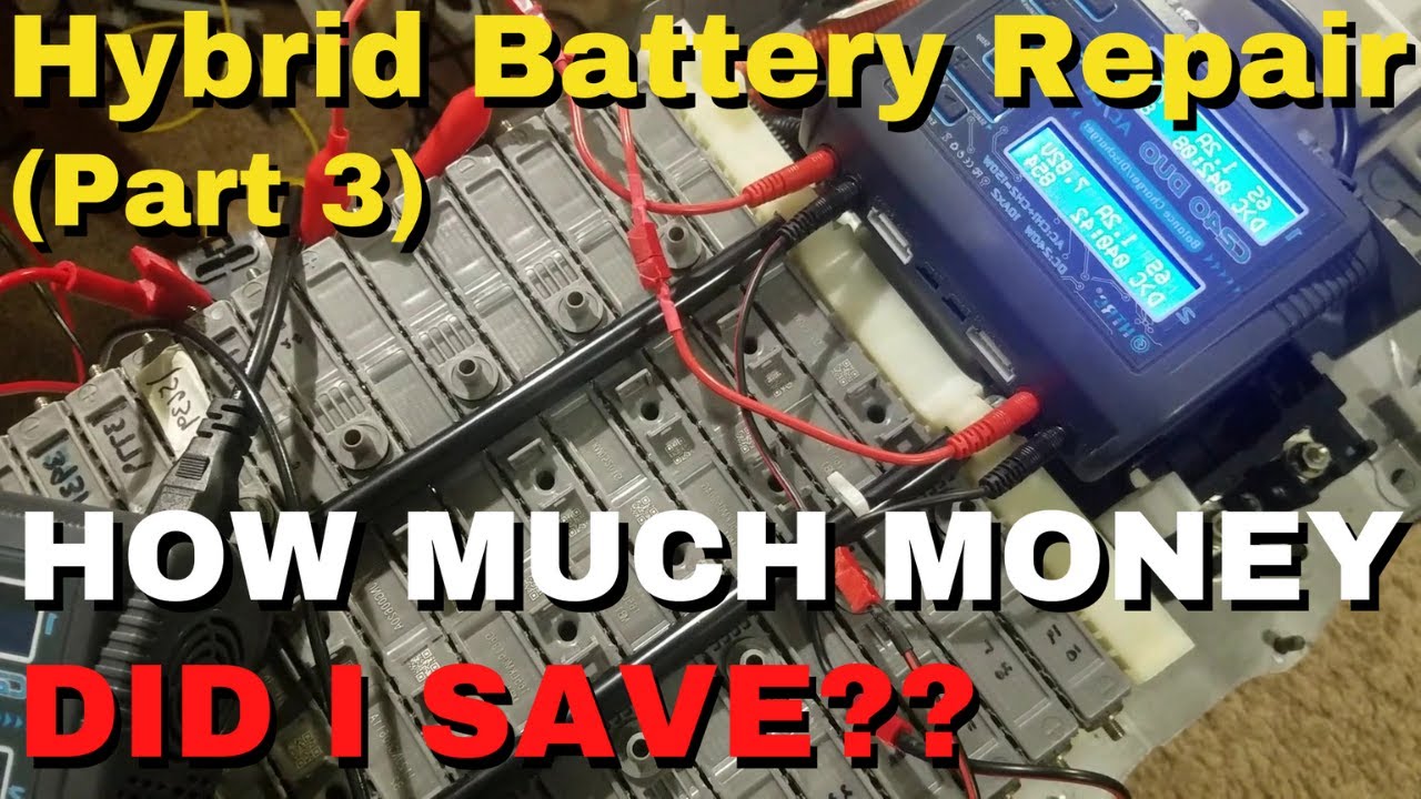 Hybrid Battery Repair Part 3: Battery Reconditioning
