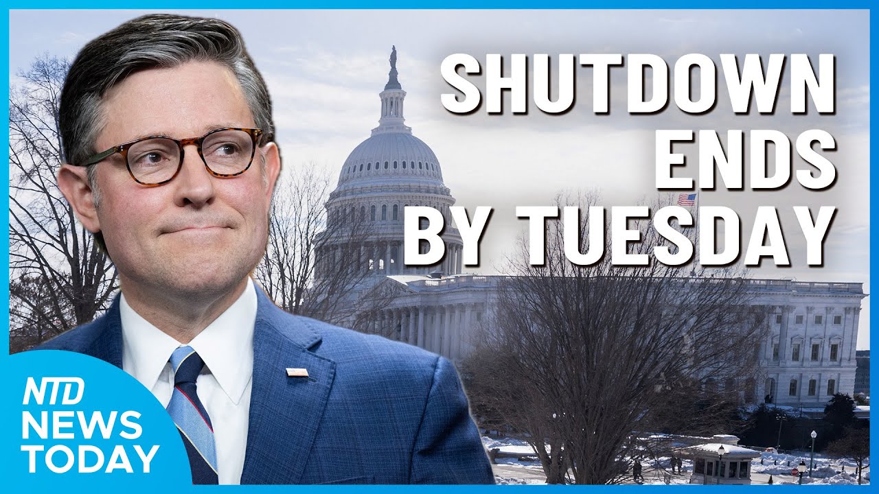 House Speaker Johnson: Shutdown Could End by Tuesday | NTD News Today Feb. 1