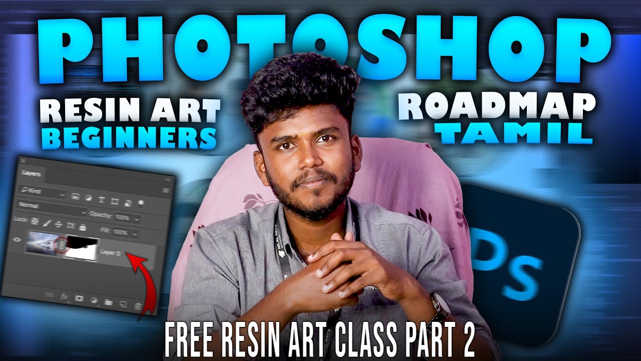😁Free Resin Art Class : Photoshop Techniques for Resin Art 😨.