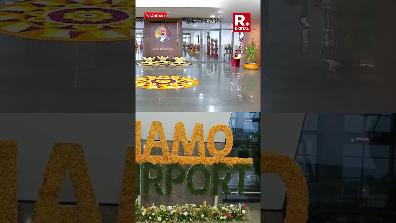 PM Modi Inaugurates NAMO Airport Terminal, Hospital In Daman