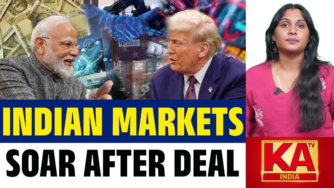 India&ndash;US Trade Deal Sparks Market Rally | Rupee Strengthens | Sensex, Nifty Surge | KATV India