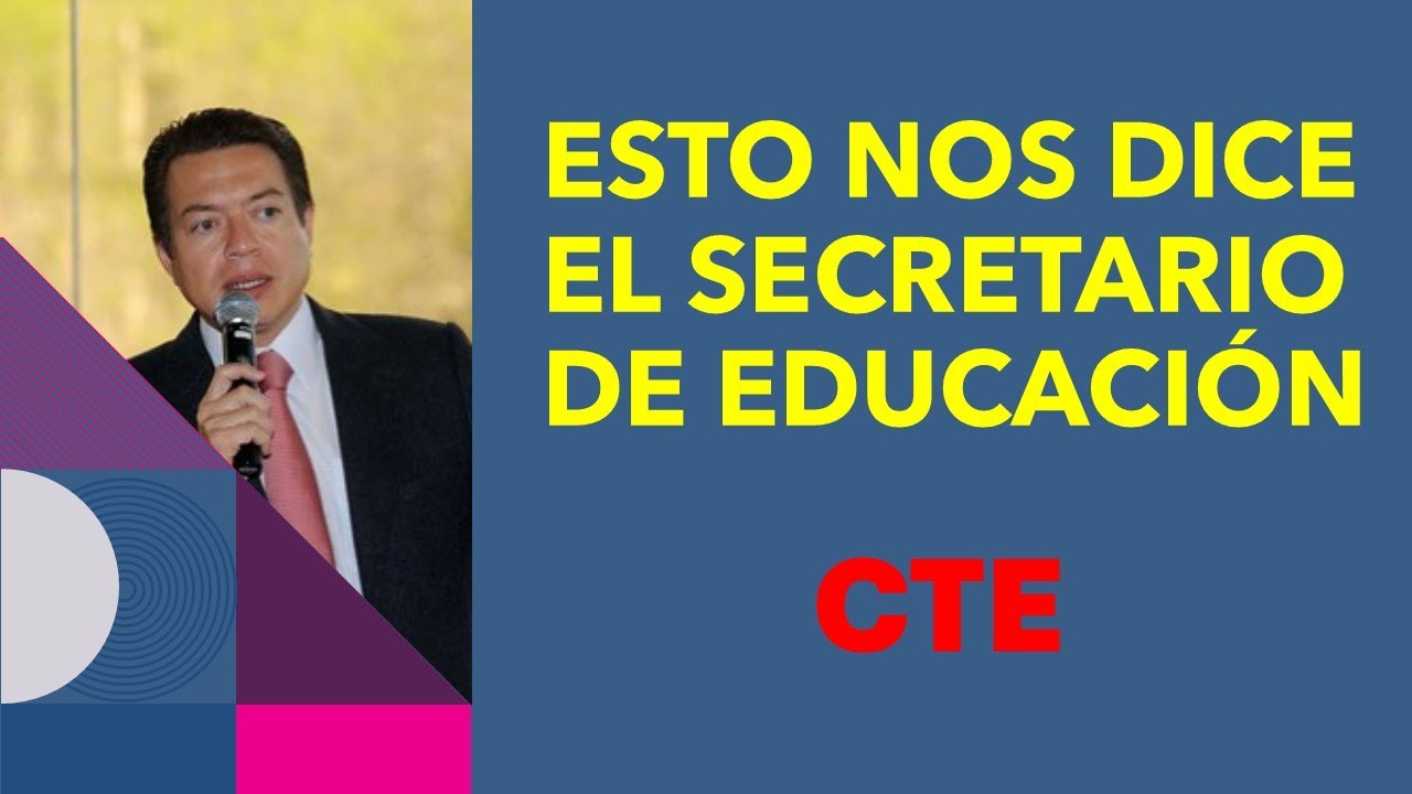 ESTO DICE EL SECRETARIO DE EDUCACIÓN MARIO DELGADO