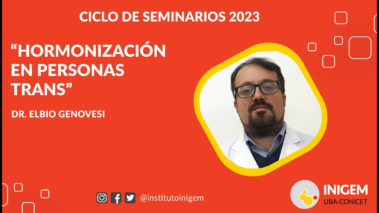 “Hormonización en personas trans” por Dr. Elbio Genovesi