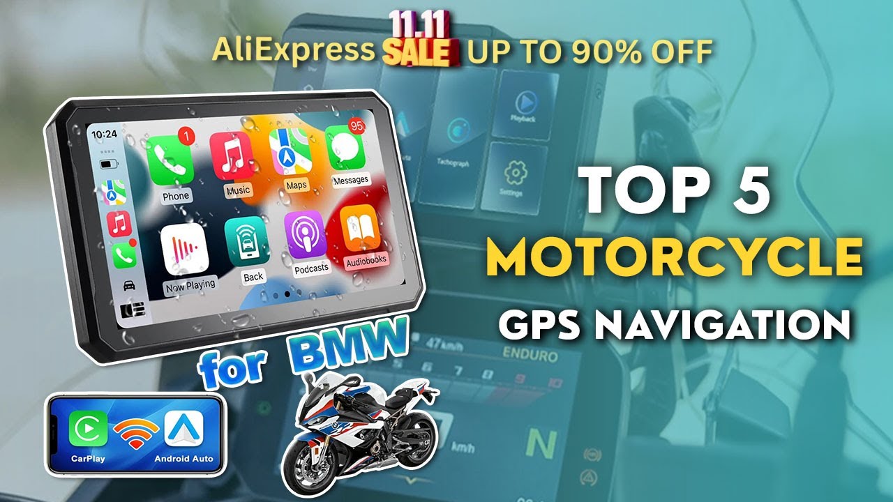 ТОП-5 лучших GPS-навигаторов для мотоциклов 2025 года | AliExpress