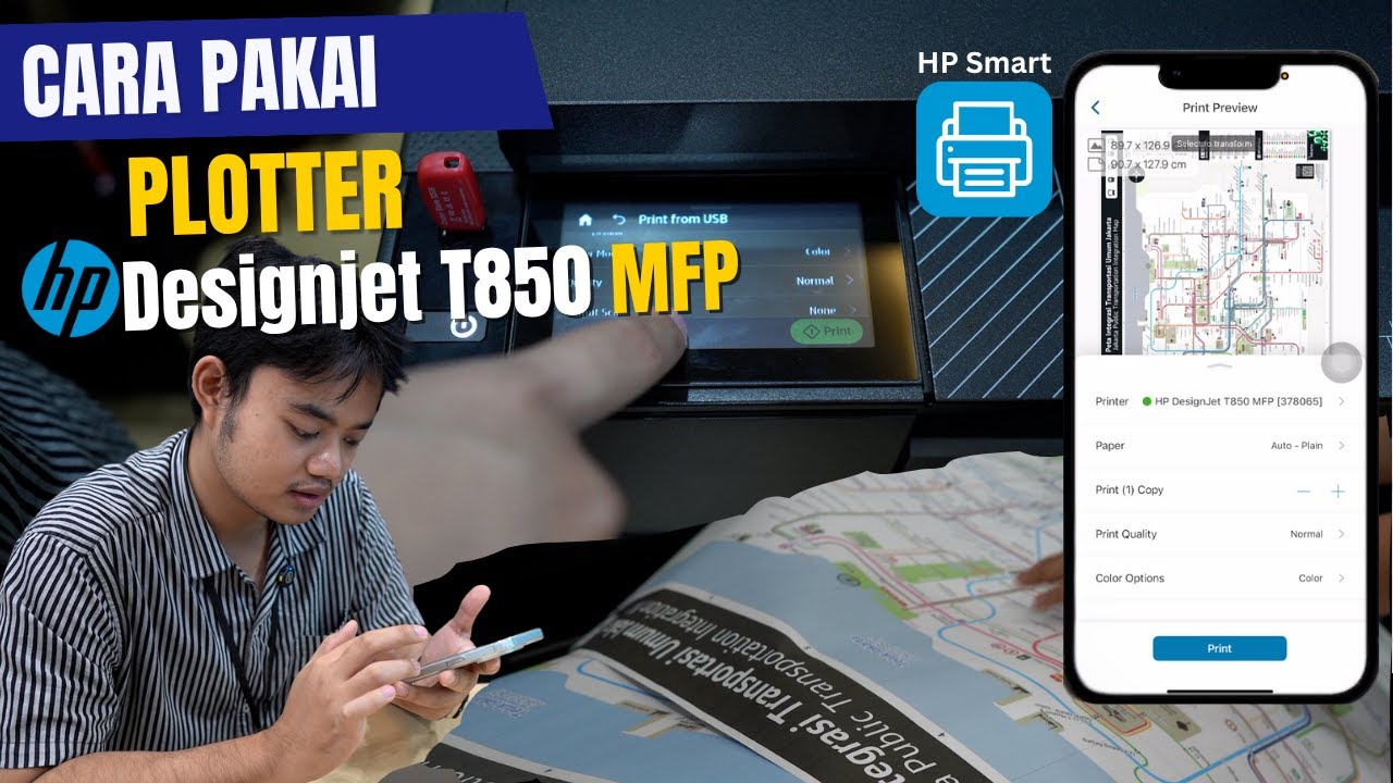 Mau Beli HP DesignJet T850 MFP? Tonton Dulu Cara Pakainya Biar Gak Bingung!