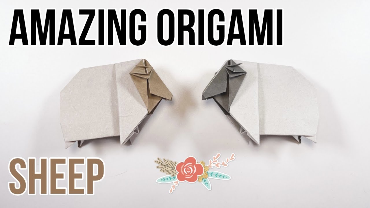 Origami Zodiac Sheep 🐏 | Sheep made of paper | Origami Aries