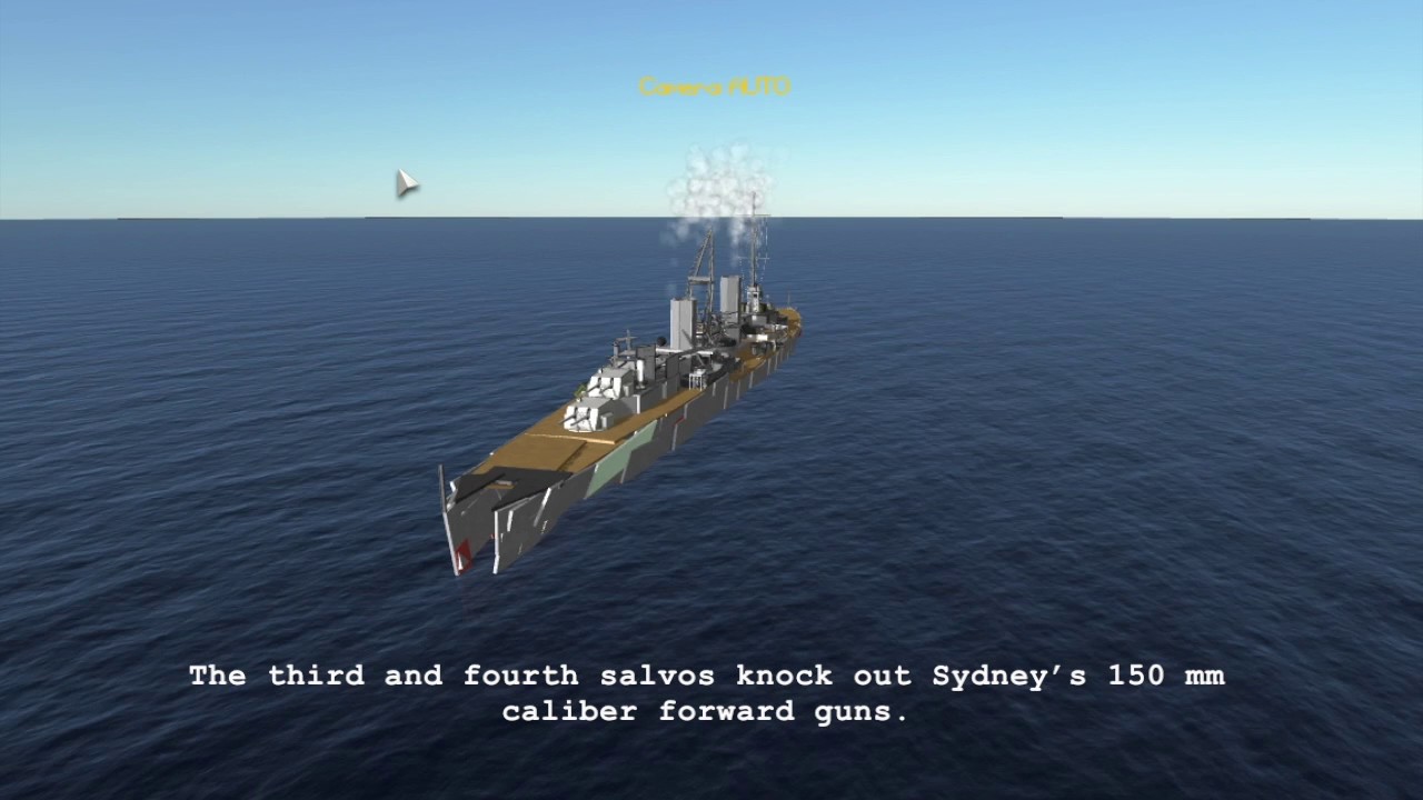 The Battle between the HMAS Sydney and Kormoran
