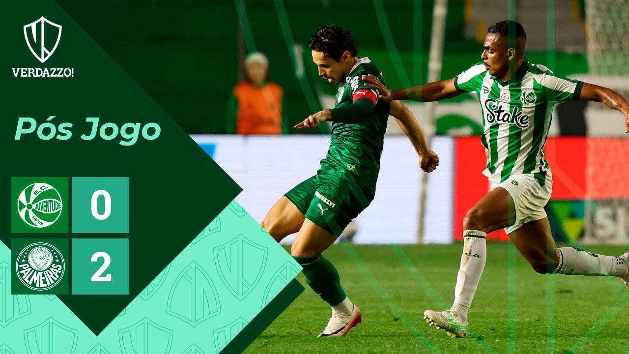 P&oacute;s-jogo Juventude x Palmeiras