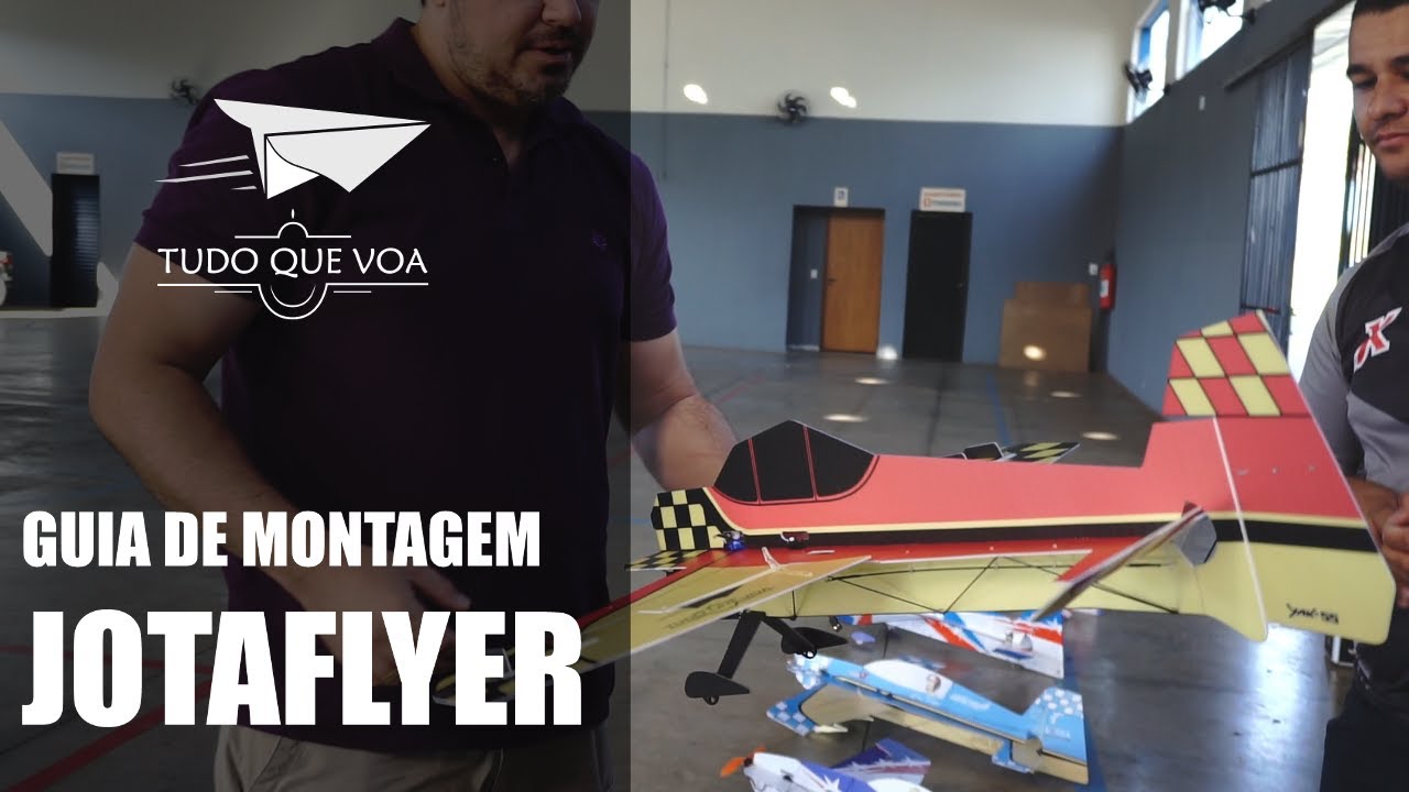 GUIA COMPLETO de montagem aeromodelo JOTAFLYER, Shock flyer - #CTQV