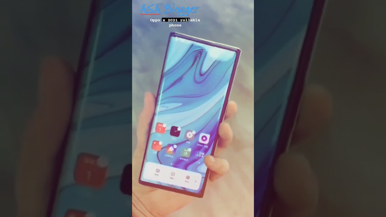 New&nbsp;Oppo X 2021 rollable phone 5G Mobile #short
