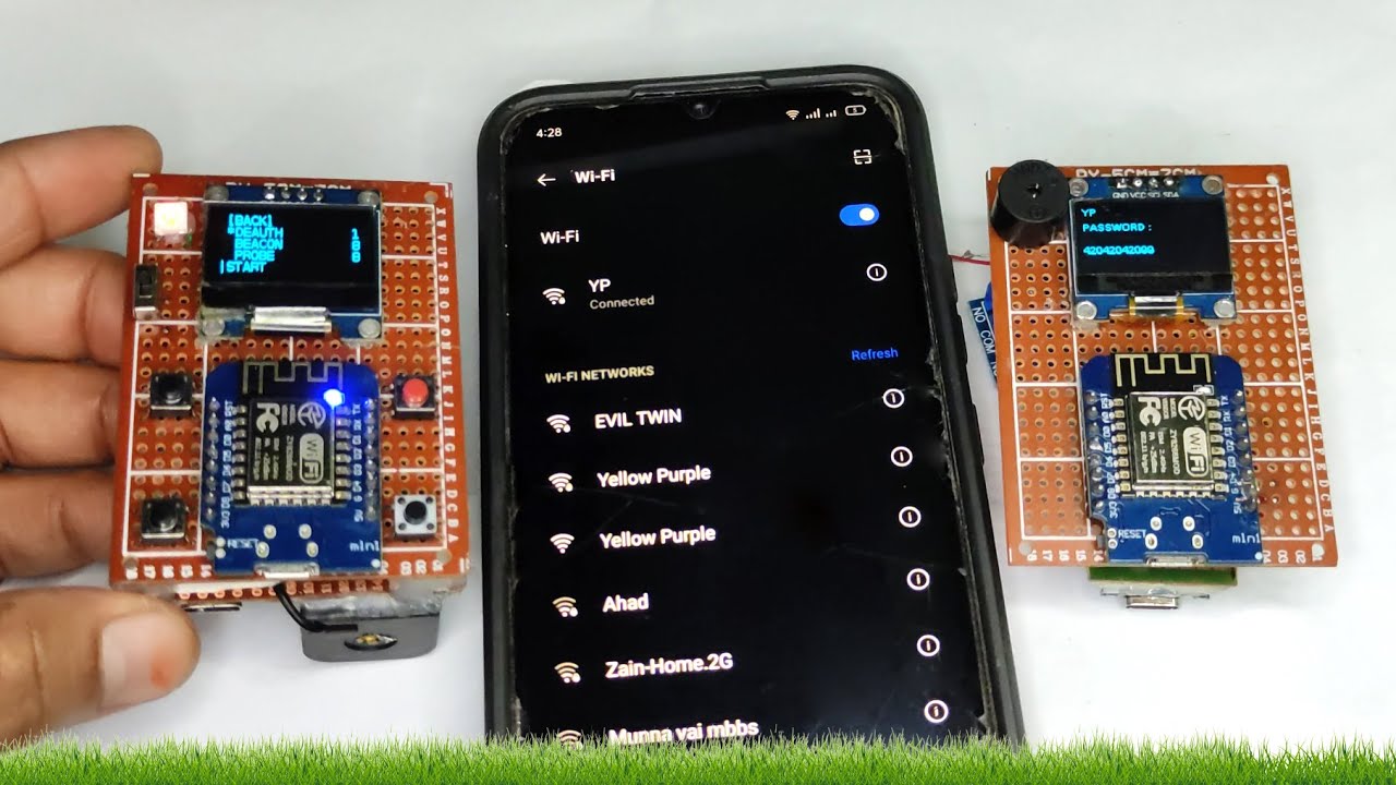 DIY ESP8266 D.eauther & E.vil T.win Tool with .96