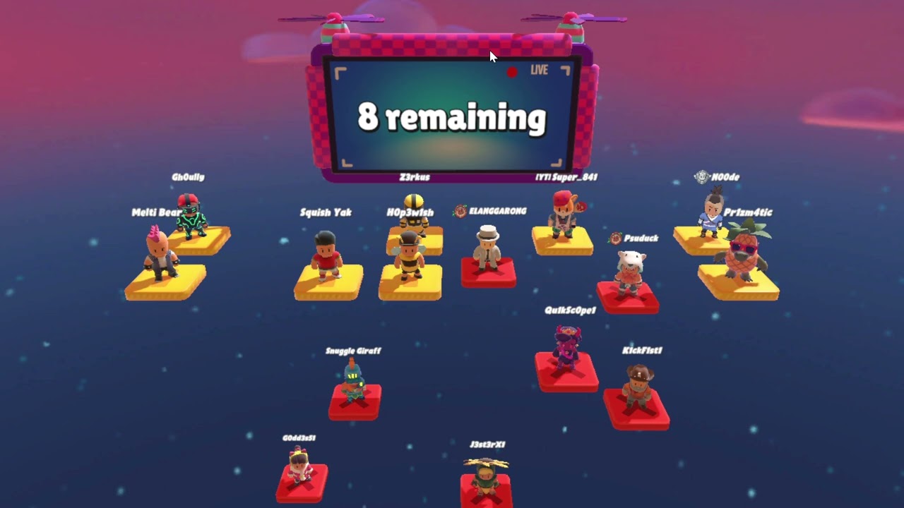 I am playing a event in Stumble guys.Stumble guys(Gameplay)