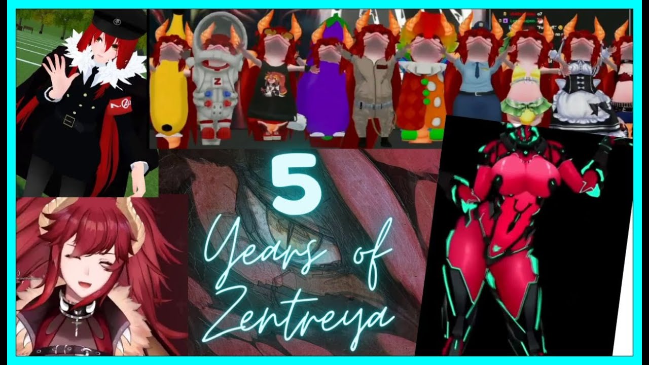 The Evolution of Zentreya [2017-2022] All Forms