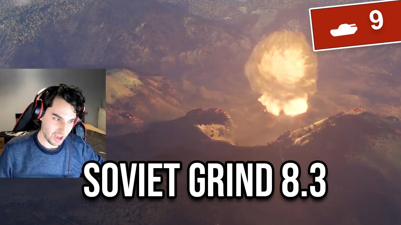 Grinding Soviet Tech Tree 8.3 BR | Nuke with T-55A