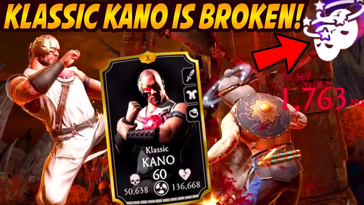 MK Mobile. Klassic Kano is SERIOUSLY OVERPOWERED. Another Broken Gold Character...