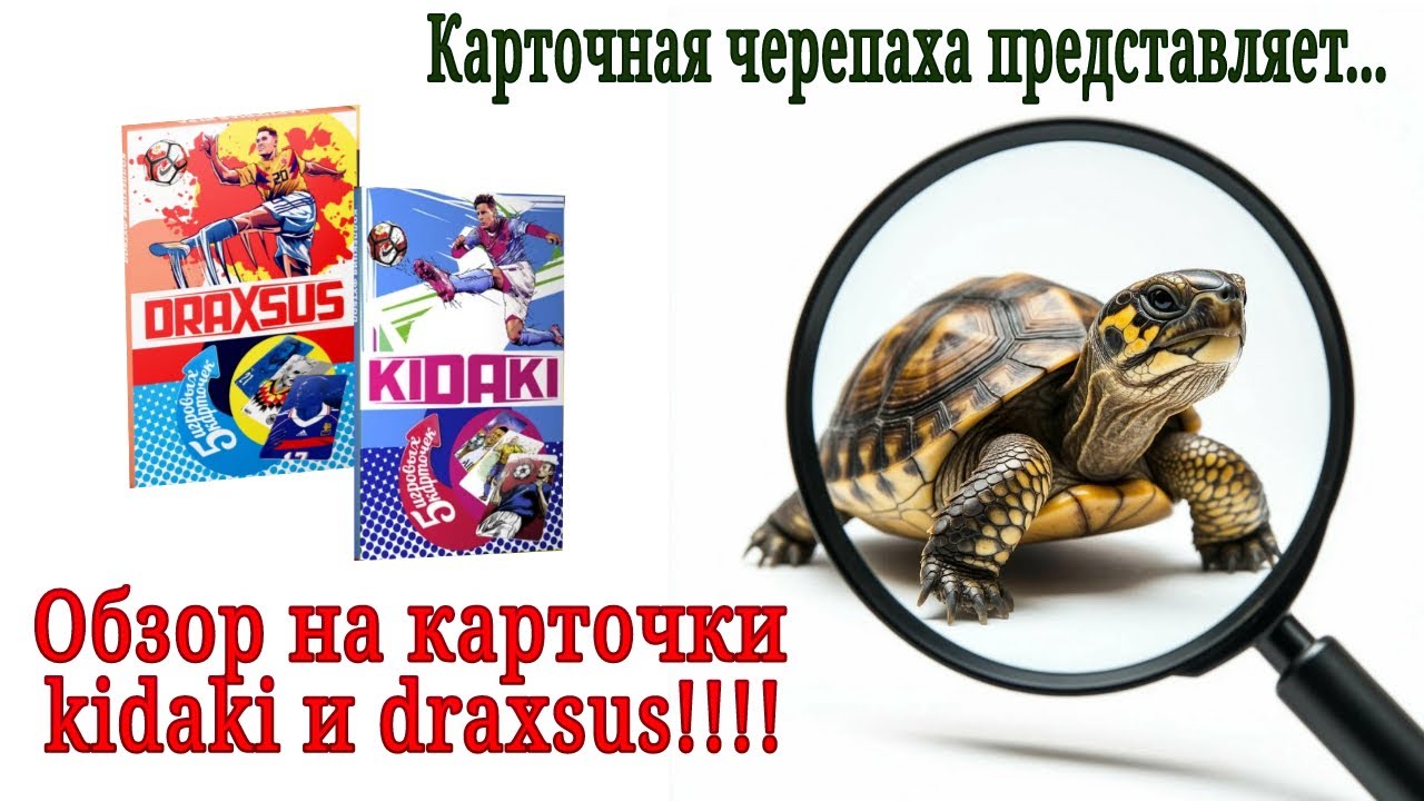 Обзор футбольных карточек кидаки и драксус