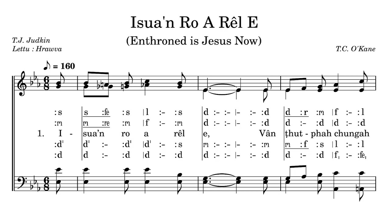 KHB 245 | Isuan Ro A Rel E (Enthroned is Jesus Now) | A Capella