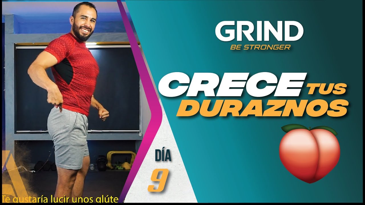 Despierta tus GLUTEOS 🍑 ¡Hazlo en GYM O EN CASA! | Reto Grind | Día 9