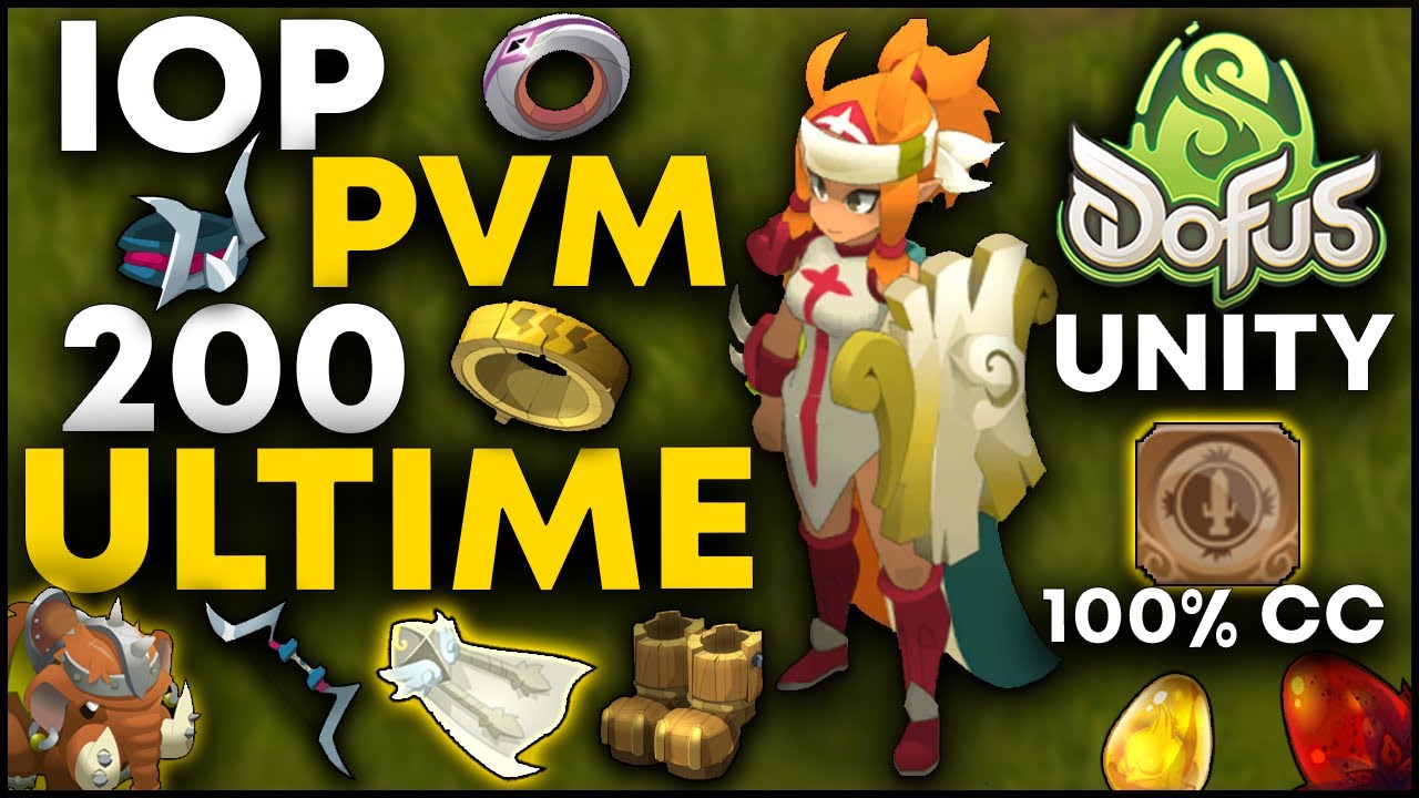 MEILLEUR STUFF IOP PVM SUR DOFUS UNITY ?! (1650 Force + Coco 100% Crit)