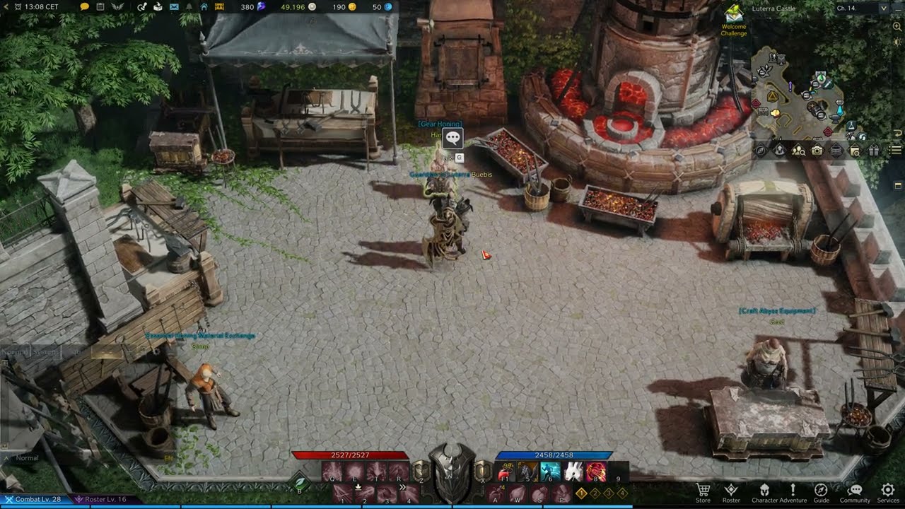 Gear Honing / Gear Transfer NPC Location, Lost Ark (Luterra)