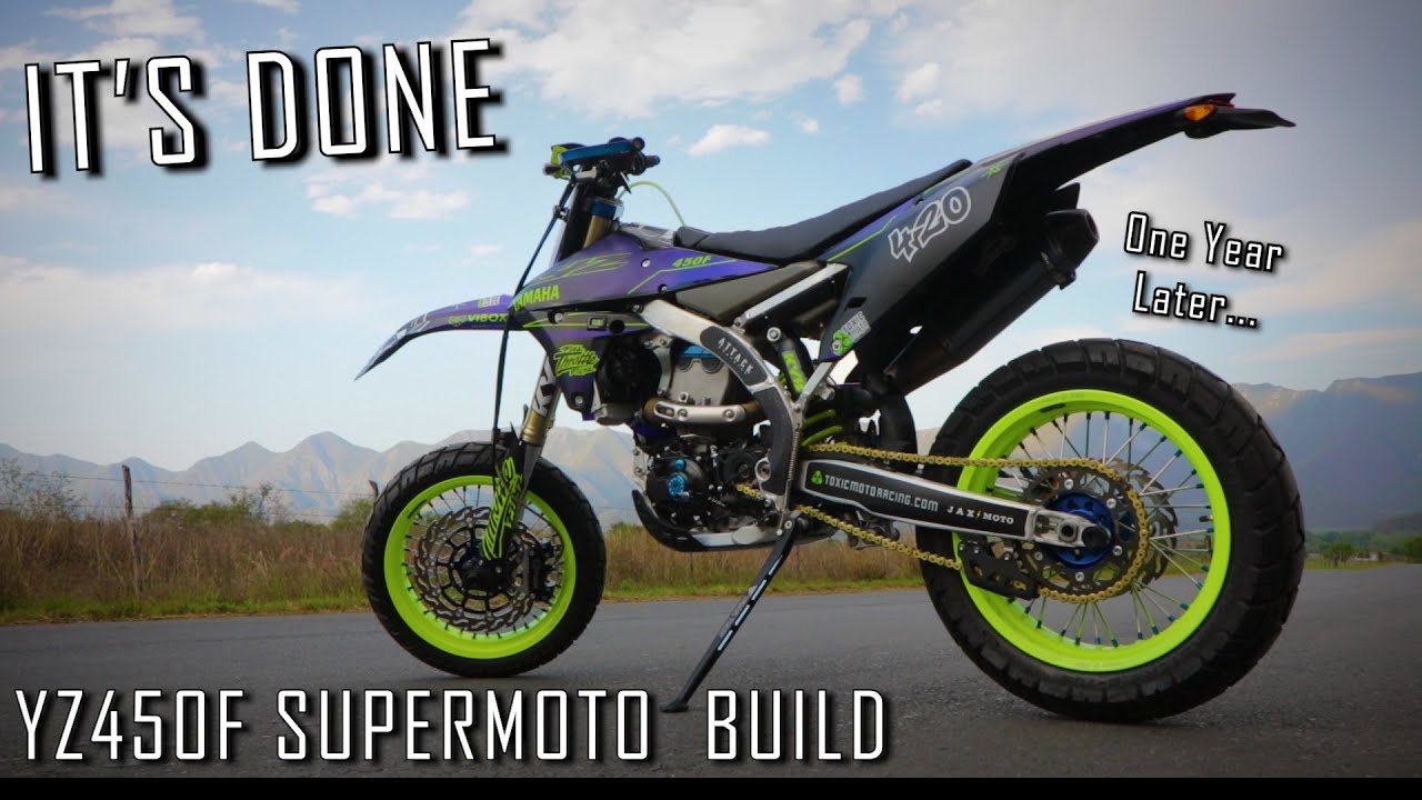 ***THE REVEAL*** 2014 YZ450F Supermoto Build