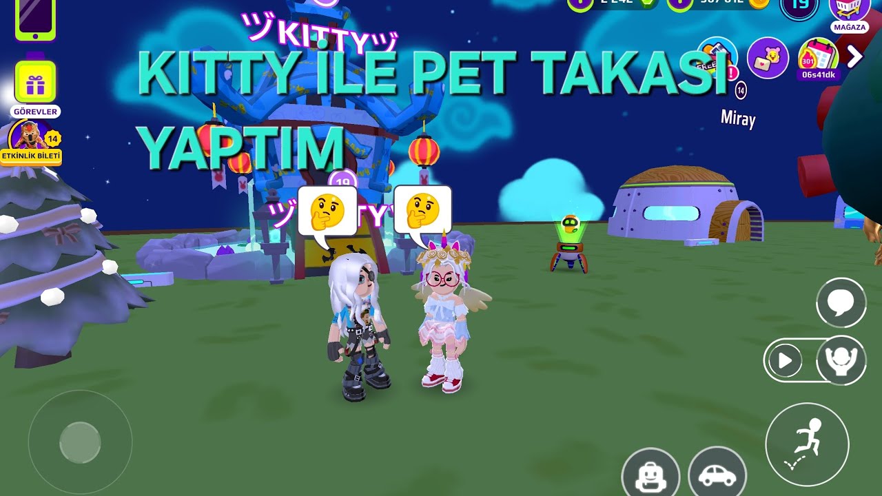 KITTY İLE PET TAKASI YAPTIM