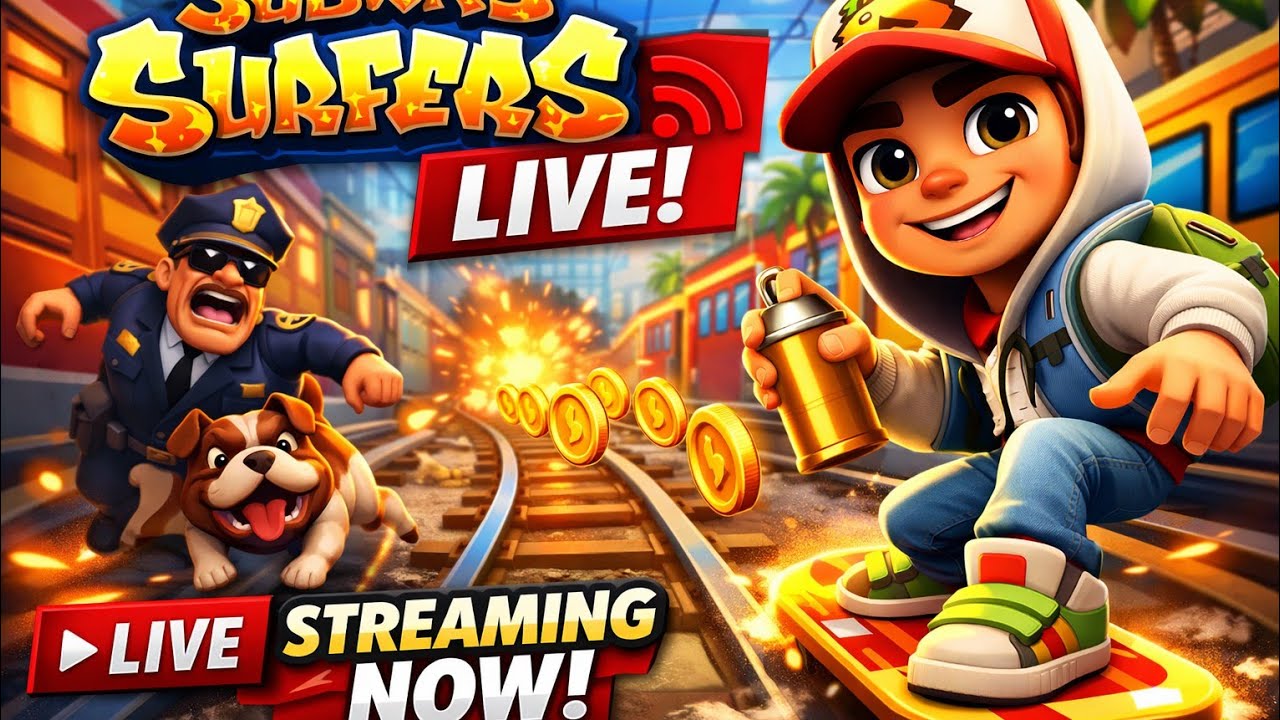 Subway surfers gameplay is live!