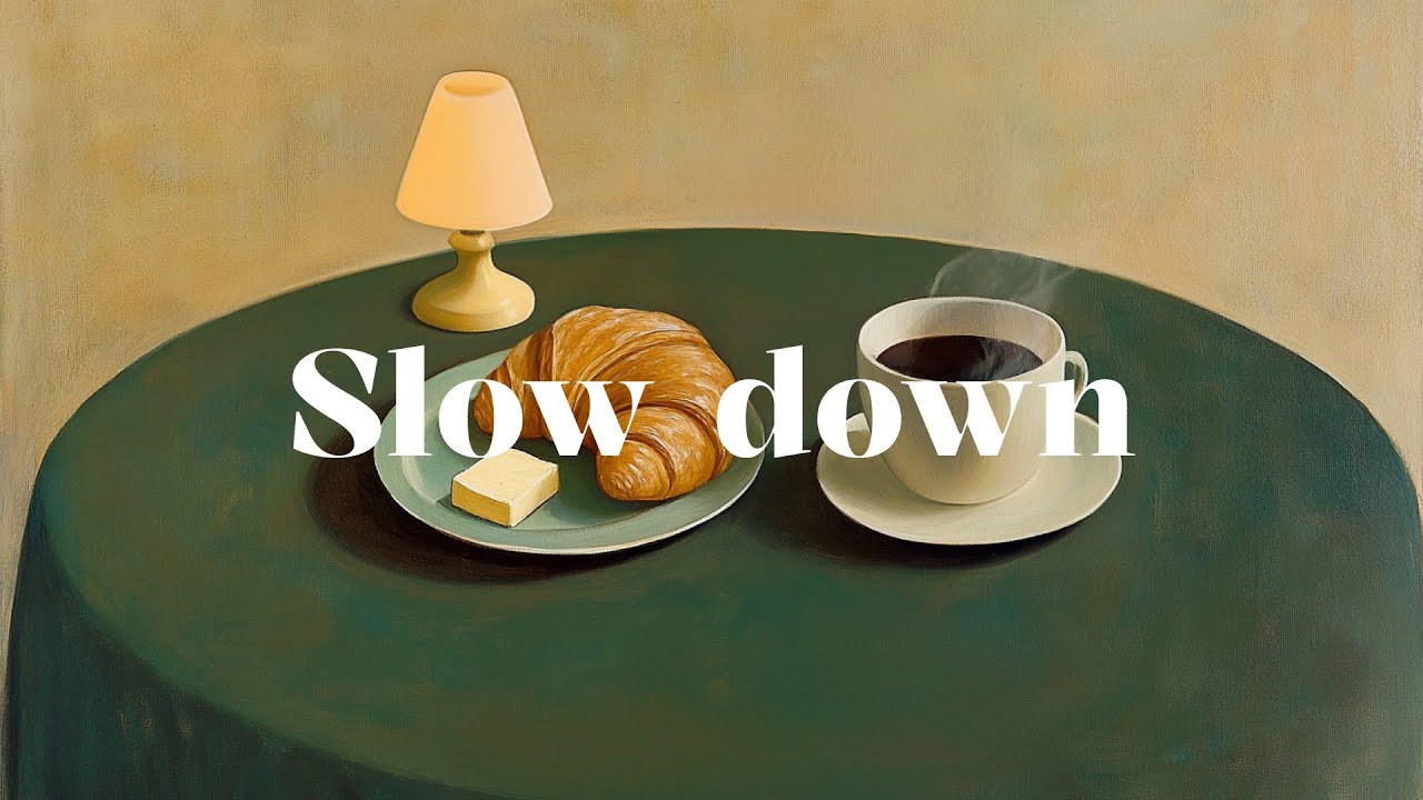[ 𝑷𝒍𝒂𝒚𝒍𝒊𝒔𝒕 ] Slow Down | 🥐 Chill Beats for Cozy Moments