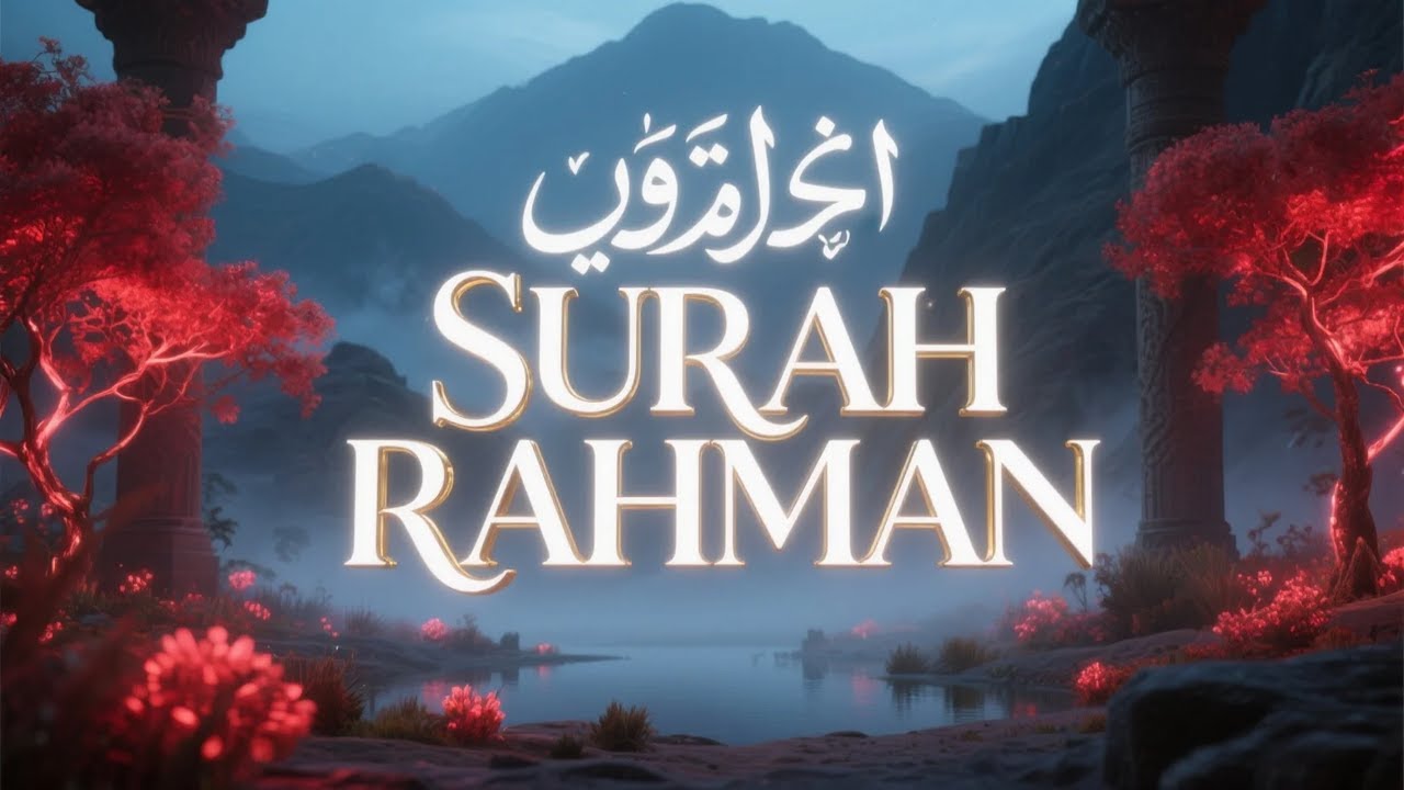 Surah Ar Rahman سورة الرحمن | تلاوة مؤثرة تبعث السلام في النفس