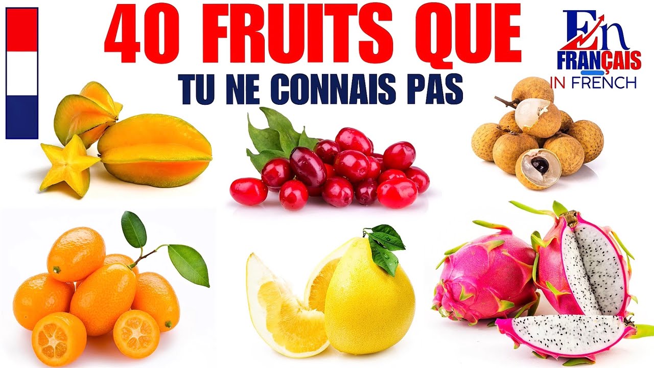 Tu connais ces fruits ? 🍊🤔 | Prononciation lente | Français A1–A2
