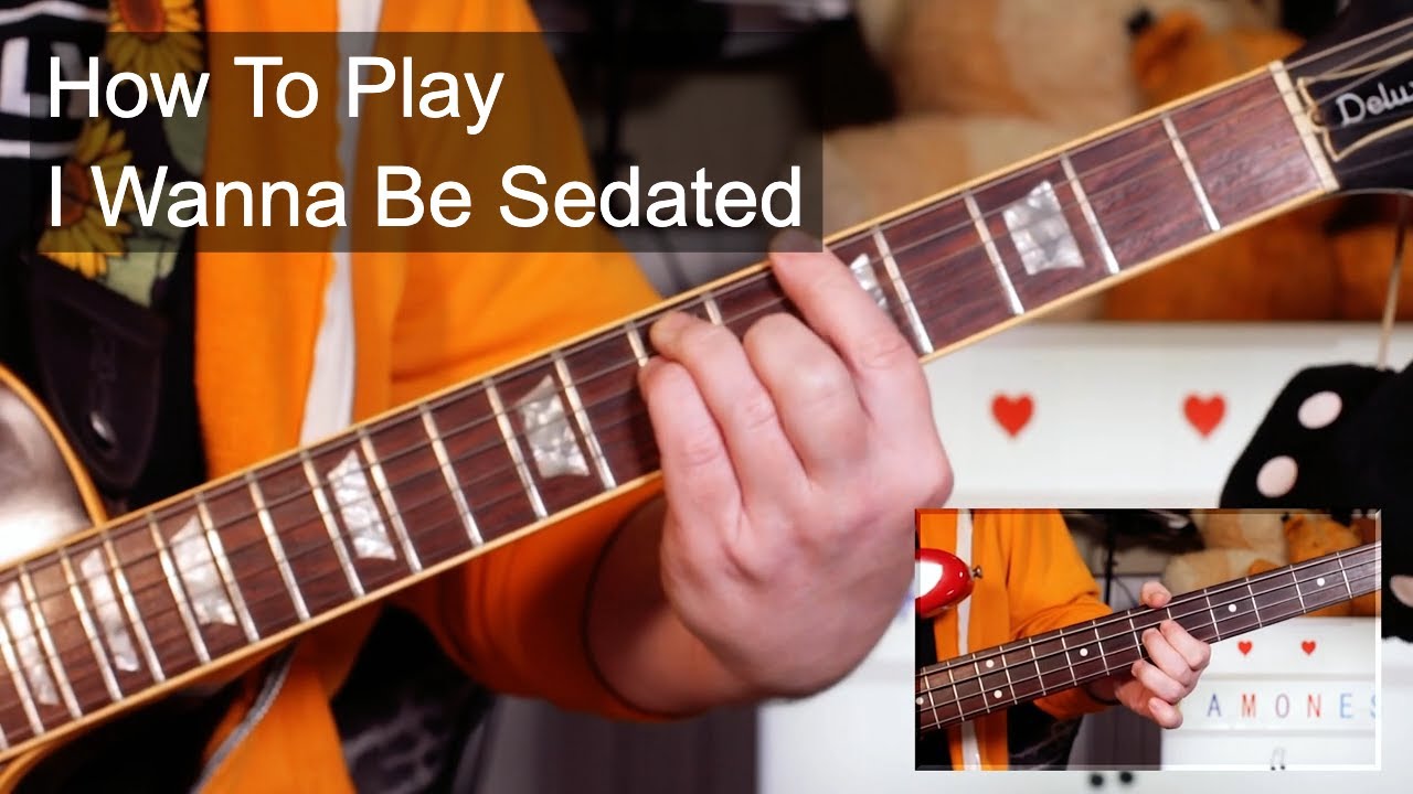 'I Wanna Be Sedated' The Ramones Guitar & Bass Lesson