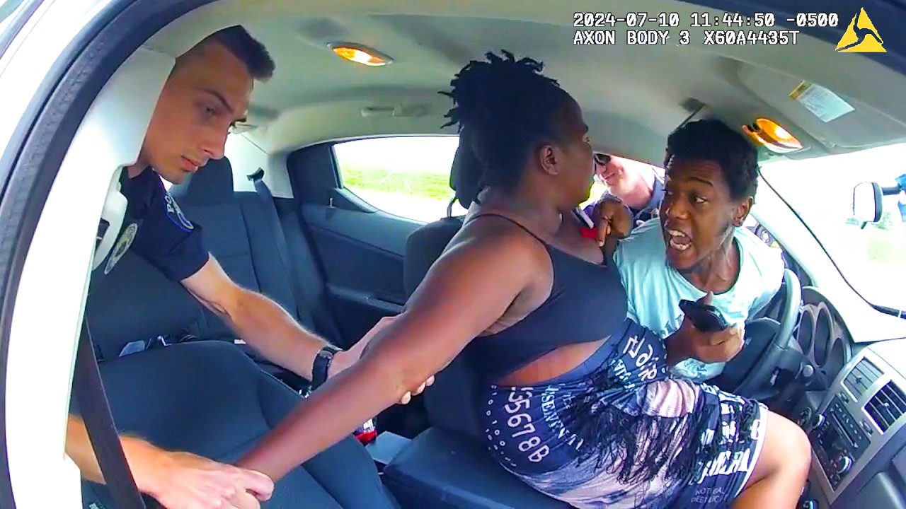 Couple Goes Nuts After 5th Traffic Stop in 1 Week