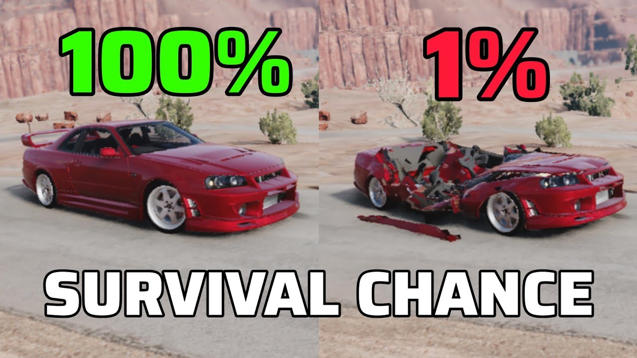 Realistic Survival Chance Crashes #3 | BeamNG.drive