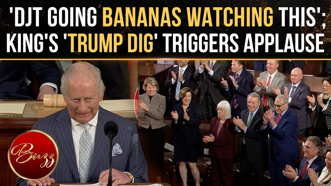 King Charles' HUGE 'TRUMP DIG' Has Dems HOOTING Mid-Congress Speech; 'Checks-Balances' Meet Applause