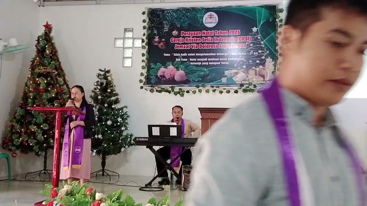 Ibadah Minggu, 18-01-2026 di GKSI Jemaat Via Dolorosa Lupu Peruca. Wl: Ibu Silvia Novarianti