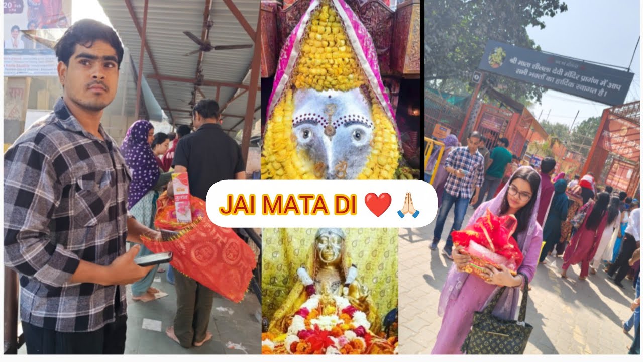 Aaj hue maa kalka or sheetla k acche Darshan 😍😍