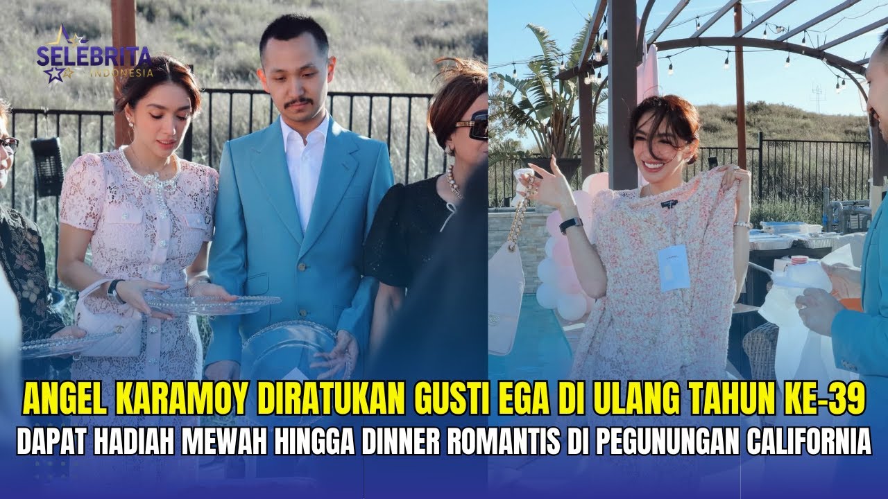 Angel Karamoy Diratukan Gusti Ega di Ulang Tahun ke 39, Dapat Hadiah Mewah hingga Dinner Romantis