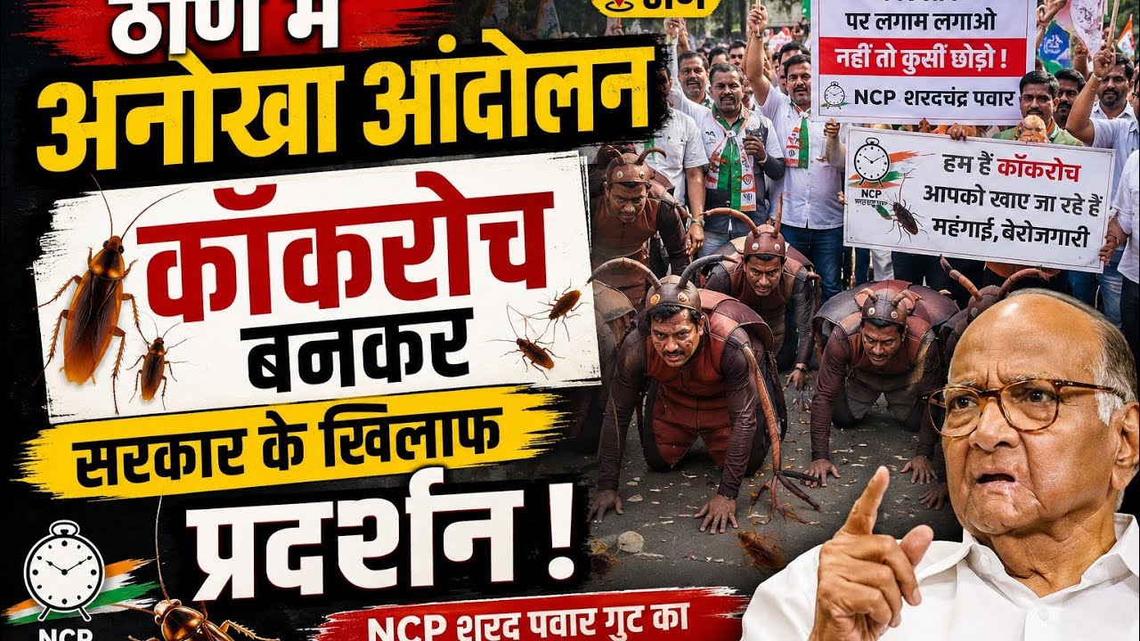Thane Cockroach Protest