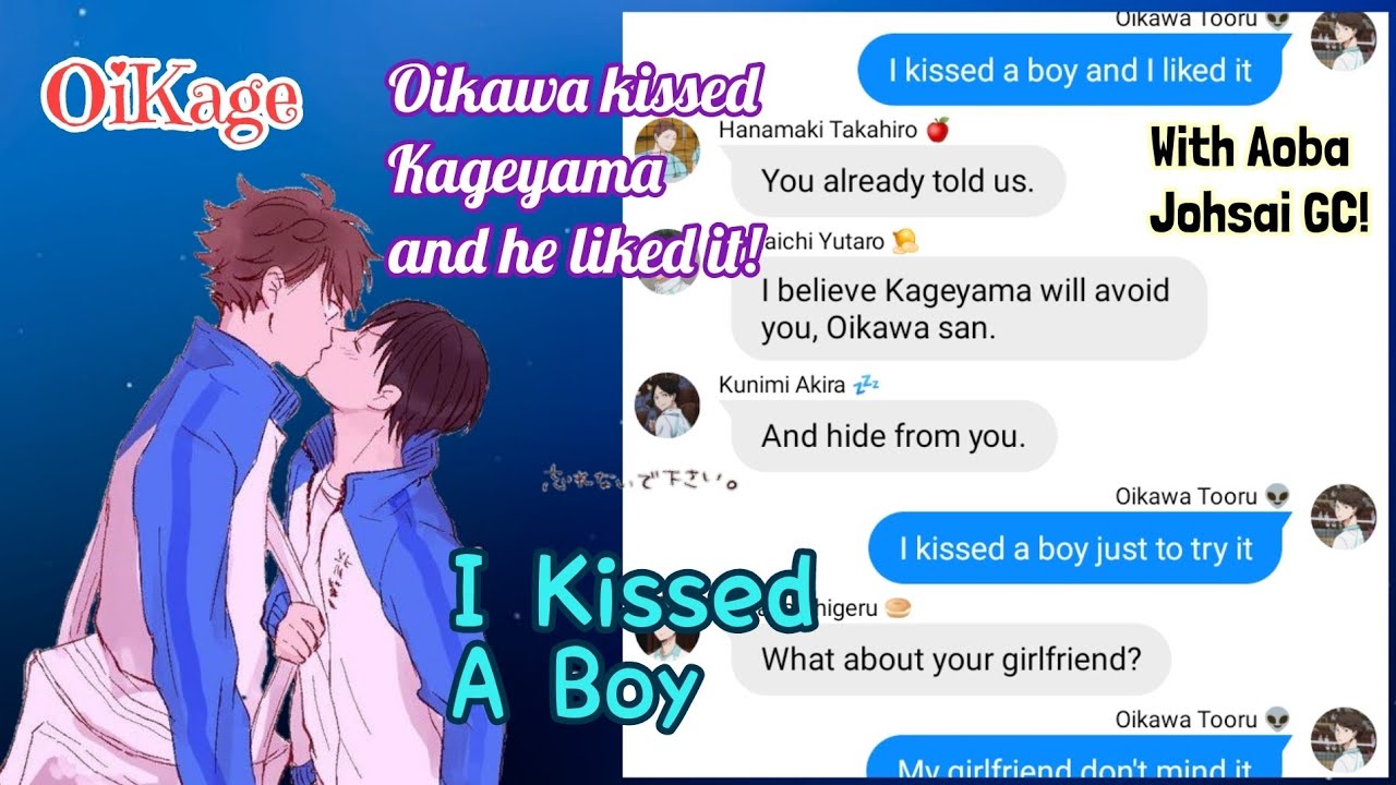 Haikyuu! Oikawa kissed Kageyama and he liked it! (I Kissed A Boy) With Aoba Johsai GC!