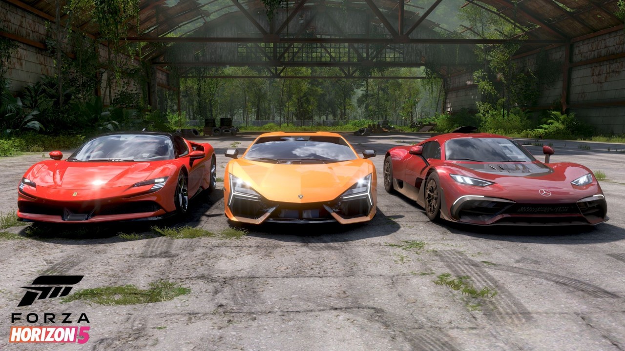 Ferrari SF90 Stradale vs Lamborghini Revuelto vs Mercedes-AMG ONE - Forza Horizon 5 Quick Drag Race