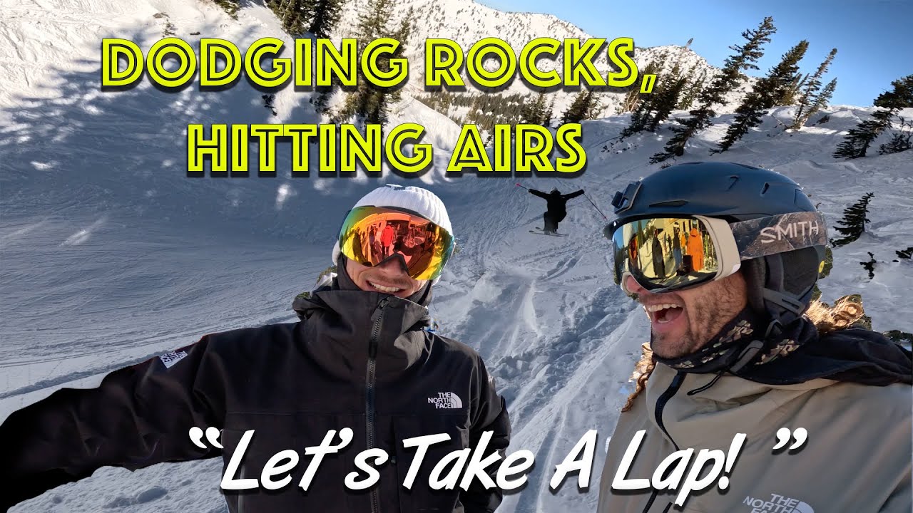 Dodging rocks, hitting airs, 
