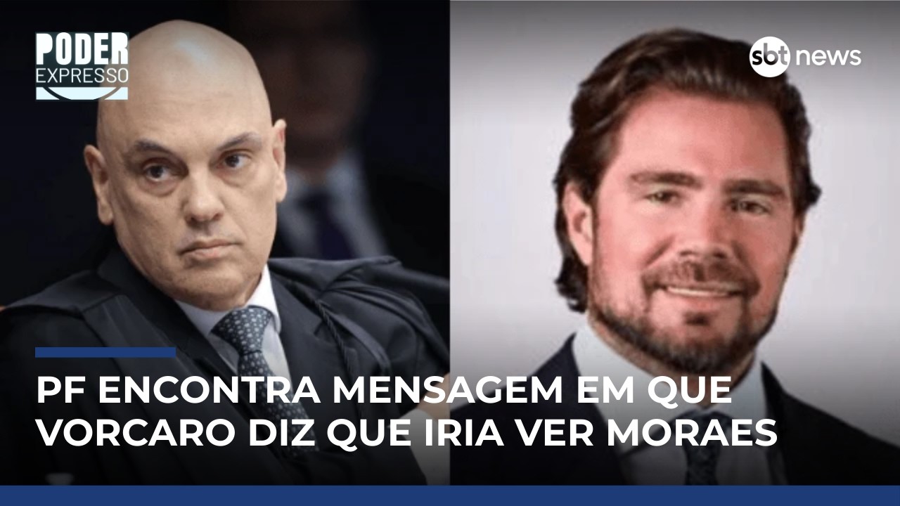 Em conversa com namorada, Vorcaro fala de encontro com Moraes | #PoderExpresso