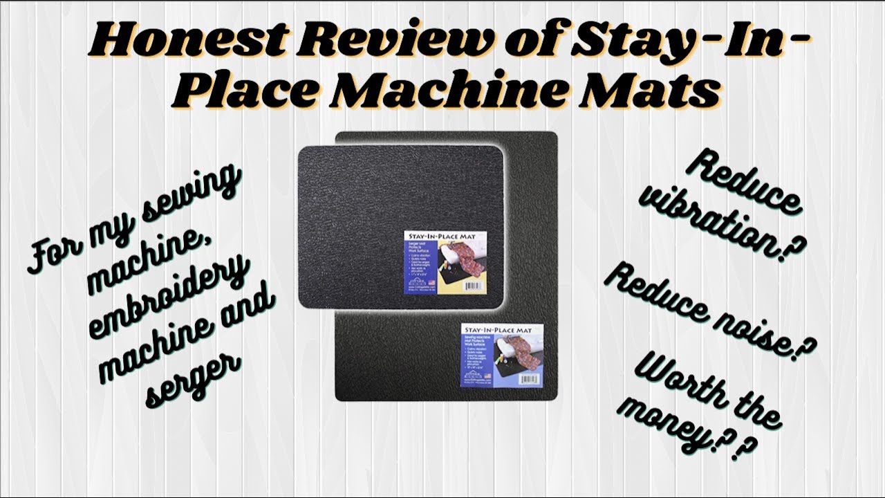 Honest Review of Stay-In-Place Machine Mats / How to Reduce Machine Noise / Reviewing Amazon Product