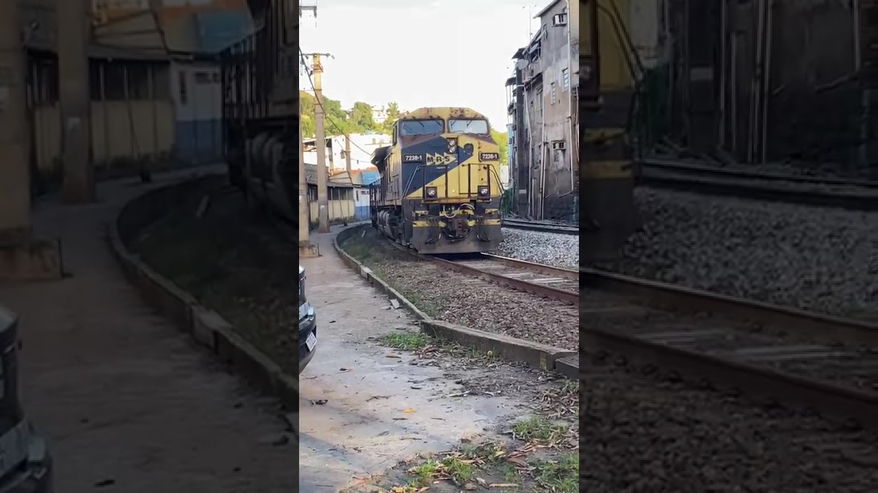Estrada de Ferro Central do Brasil (EFCB) - Barra do Piraí - RJ. Pátio Ferroviário da MRS Logística!